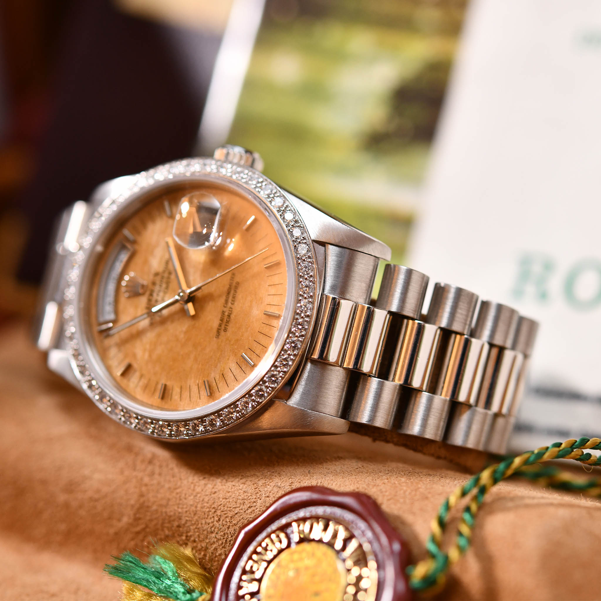 Rolex Day-Date 18346 X Wood-img-main4