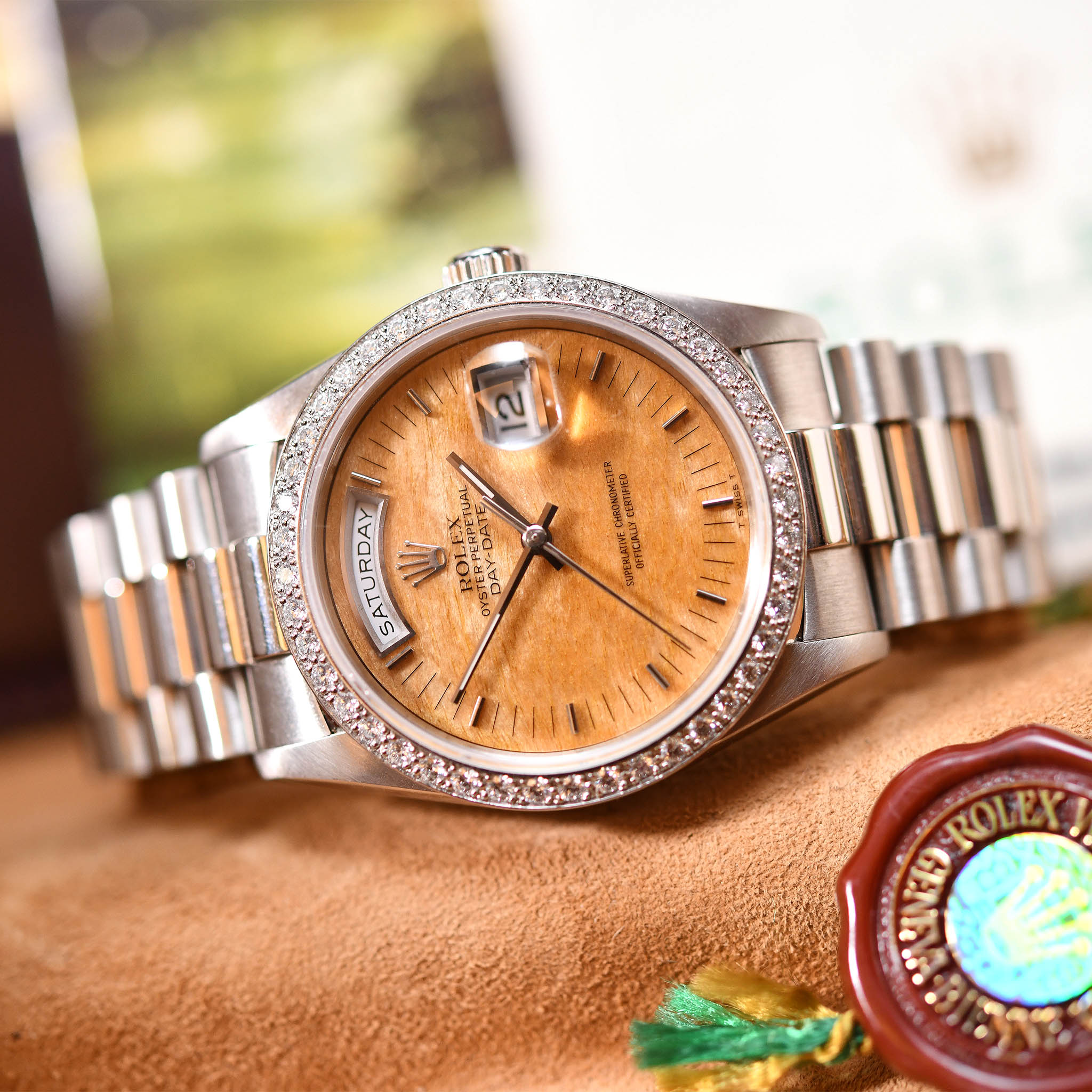 Rolex Day-Date 18346 X Wood-img-main5