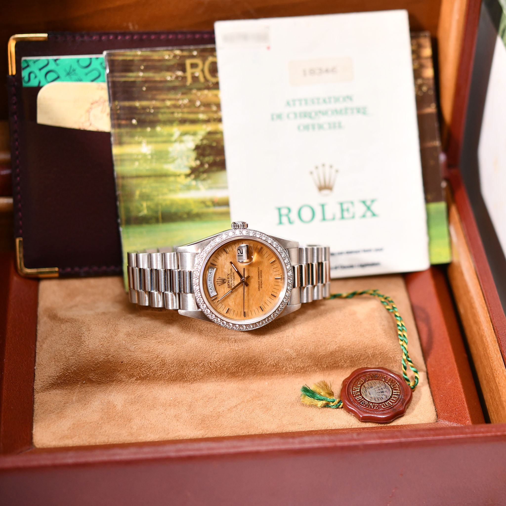 Rolex Day-Date 18346 X Wood-img-main8