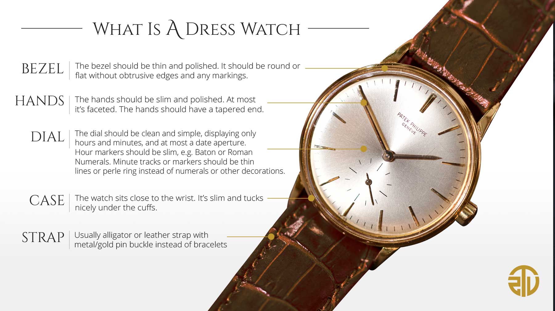 What is a Dress Watch - 2ToneVintage Watches Singapore